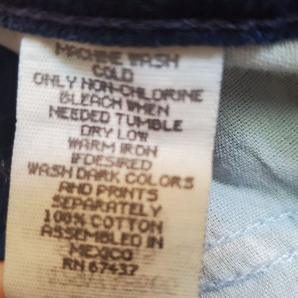 Sasson Vintage Ultra High Rise Dark Wash Jeans Waist 26" Inseam 30 Barrel Shape - Picture 8 of 8